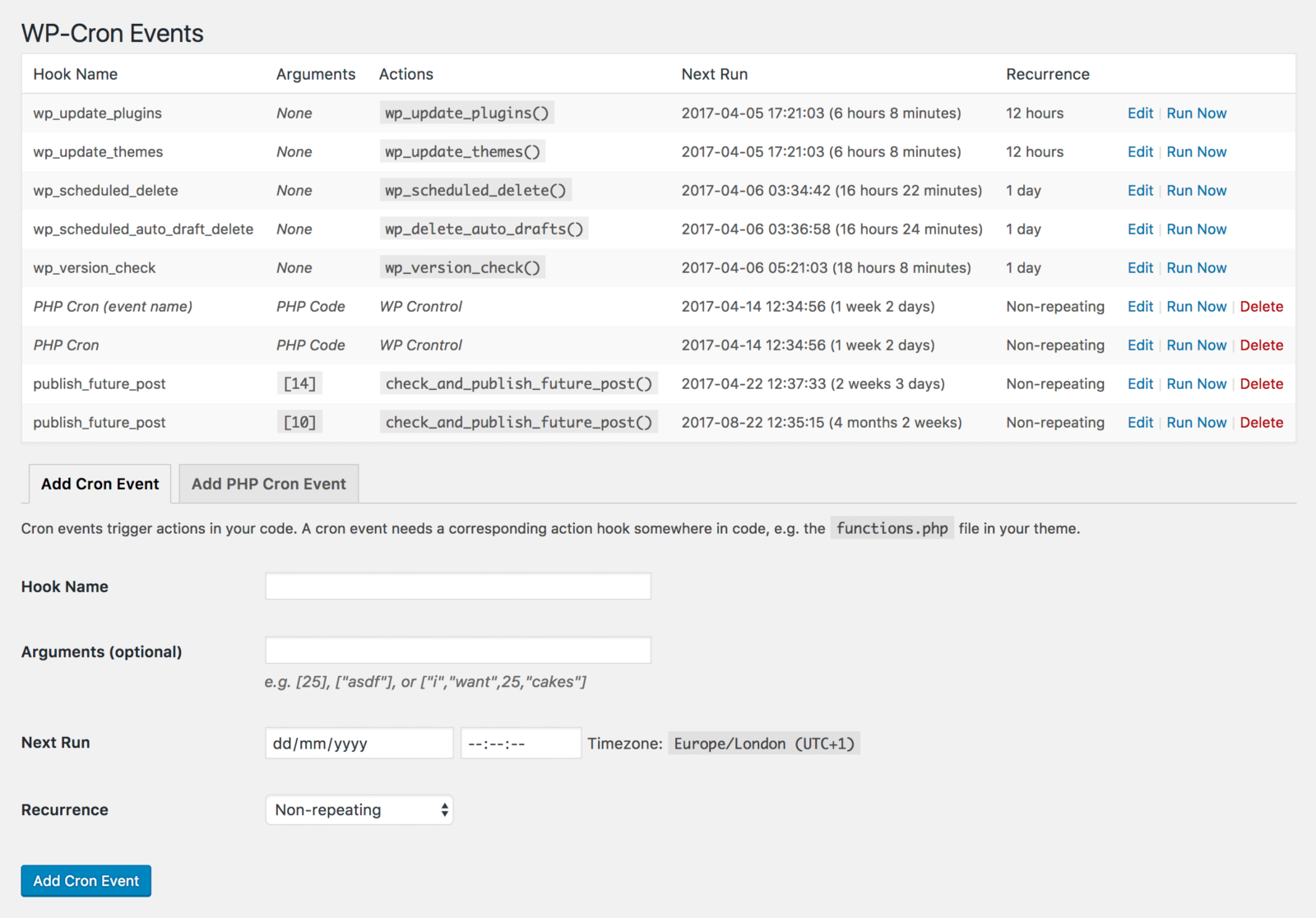 Cron add. Cron расписания. wp_cron. crontab расписание. cron расписание примеры.