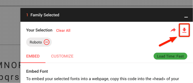 Google Fonts Download