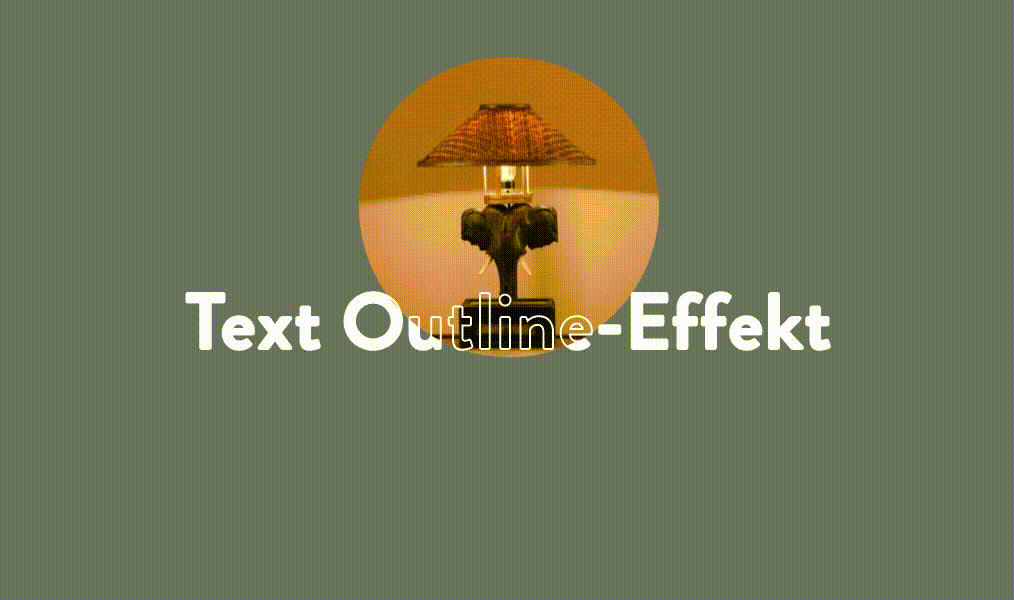 Text-Outline-Effekt mit Elementor 11