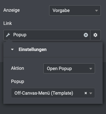 Elementor Pro: Popup-Navigation 8